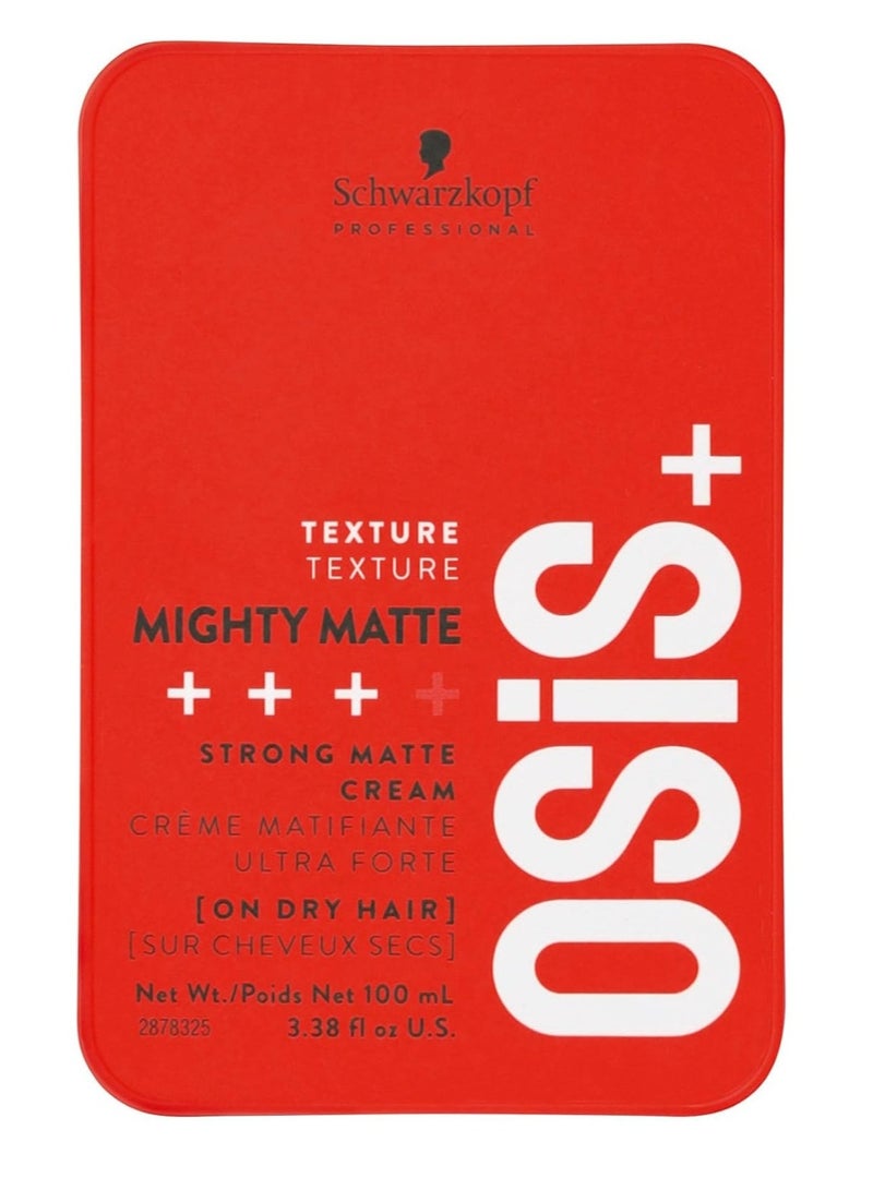 شوارزكوف كريم Schwarzkopf Professional Osis+ Mighty Matte Ultra Strong 100 مل – تثبيت طويل الأمد - Image 1